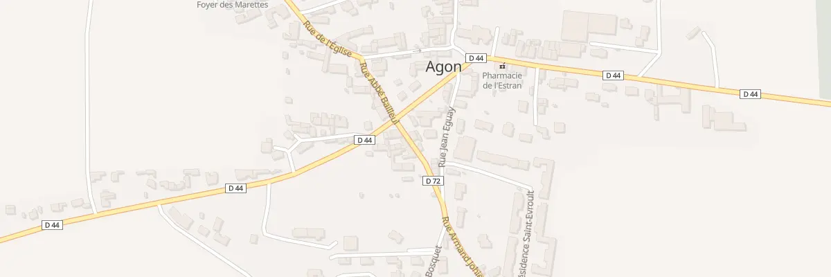 Plan du 5 Rue de l’Abbe Bailleul à Agon-Coutainville