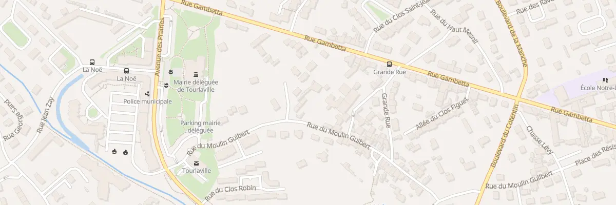 Plan du 205 Rue du Moulin Guibert à Cherbourg-en-Cotentin