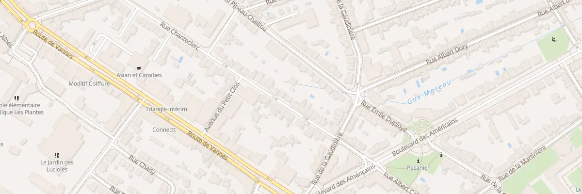 Plan du 16 Rue Chanteclerc à Nantes