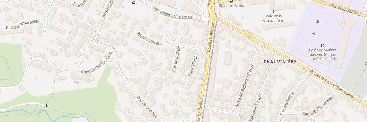 Plan du 11 Rue Collard à Orvault