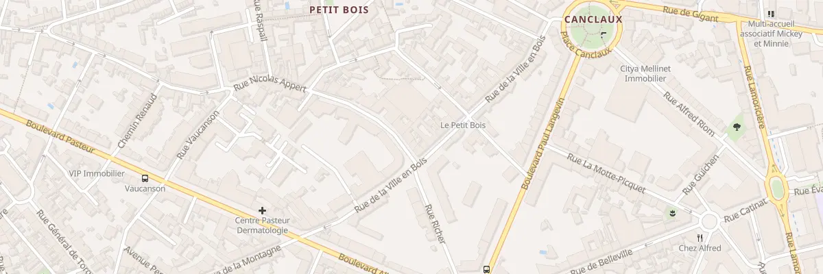 Plan du 4 Rue Nicolas Appert à Nantes