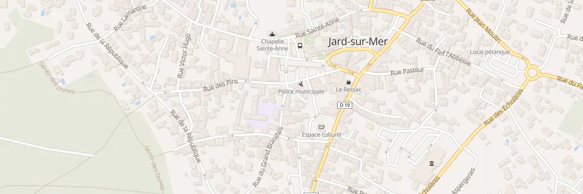 Plan du 18 Rue du grand brandais à Jard-sur-Mer