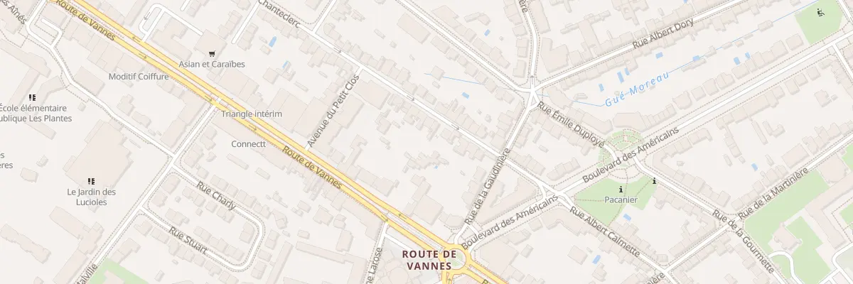 Plan du 11 Rue Chanteclerc à Nantes