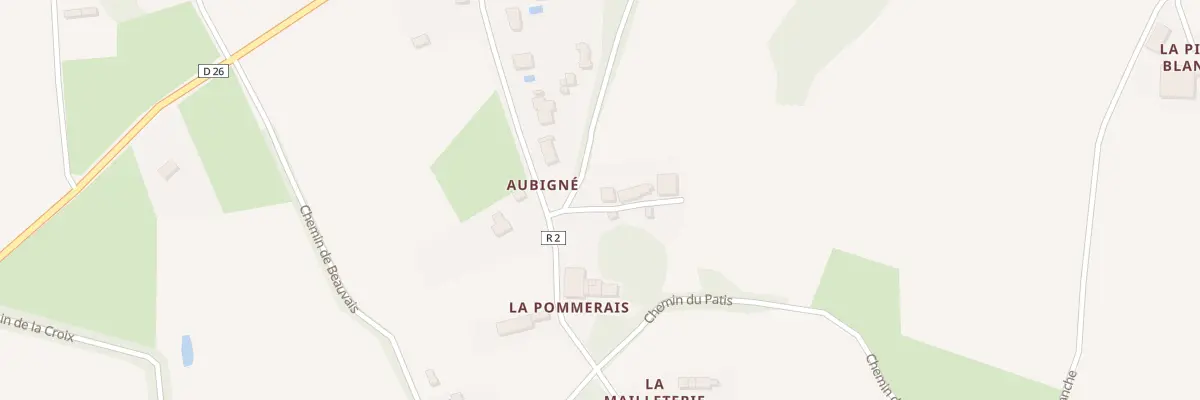 Plan du 255 La Pommeraie à Casson