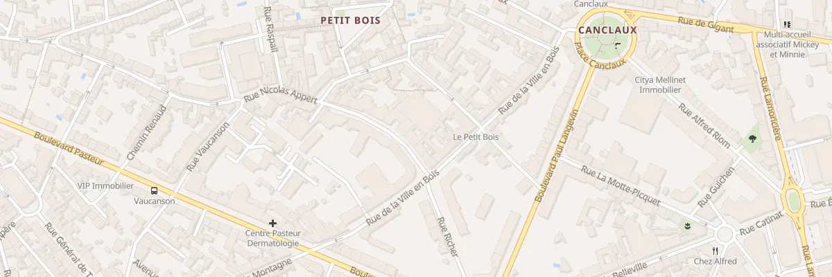Plan du 8 Rue Nicolas Appert à Nantes