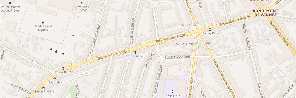 Plan du 55 Bd des Anglais à Nantes