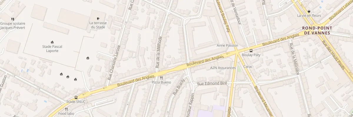 Plan du 34 Bd des Anglais à Nantes