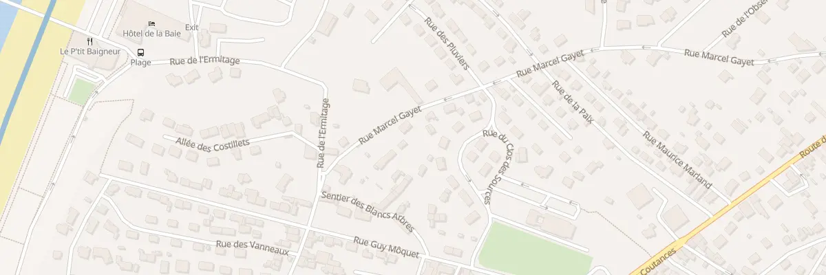 Plan du 27A Rue Marcel Gayet à Donville-les-Bains