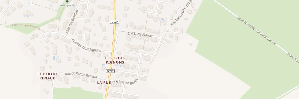 Plan du 4 Rue Maryse Bastié à Saint-Sulpice-la-Forêt