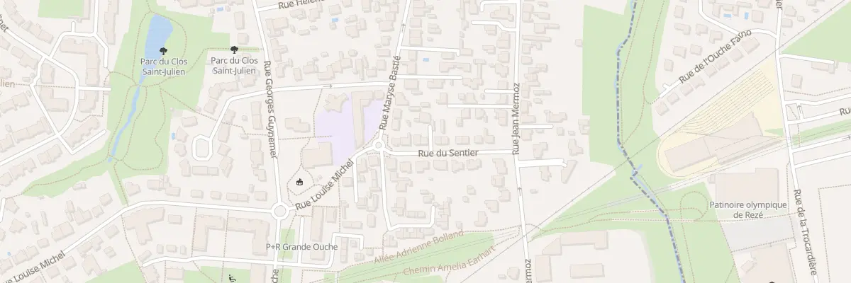 Plan du 5 Rue du Sentier à Bouguenais