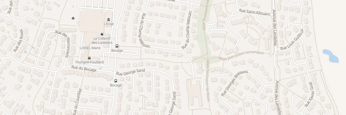 Plan du 24 Rue du Champ Meloin à Thorigné-Fouillard
