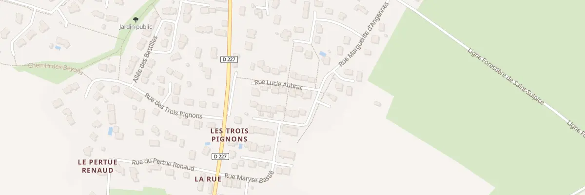 Plan du 5 Rue Lucie Aubrac à Saint-Sulpice-la-Forêt