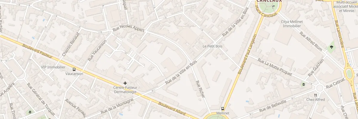 Plan du 1 Rue Nicolas Appert à Nantes