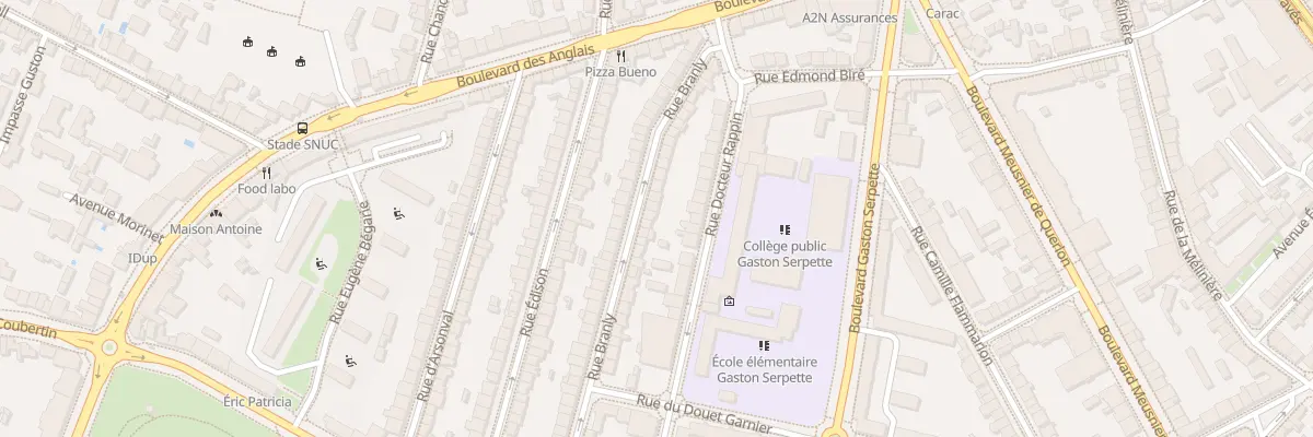 Plan du 68 Rue Branly à Nantes