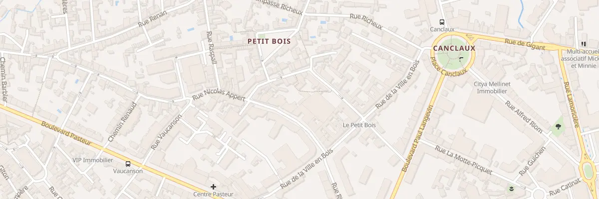 Plan du 14 Rue Nicolas Appert à Nantes