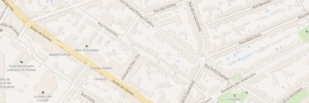 Plan du 22B Rue Chanteclerc à Nantes