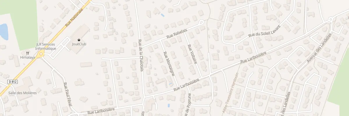 Plan du 5 Rue Montaigne à Thorigné-Fouillard