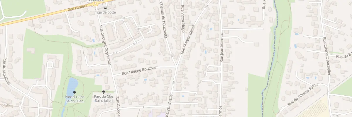 Plan du 10 Rue Maryse Bastié à Bouguenais