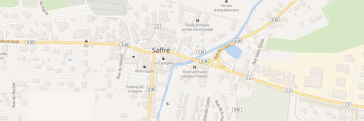 Plan du 13 Rue de la Résistance à Saffré