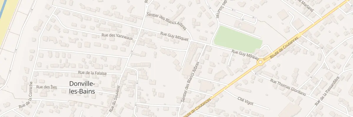 Plan du 5 Rue Guy Moquet à Donville-les-Bains