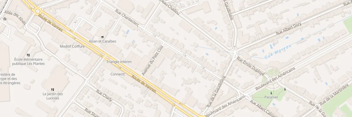 Plan du 25B Rue Chanteclerc à Nantes