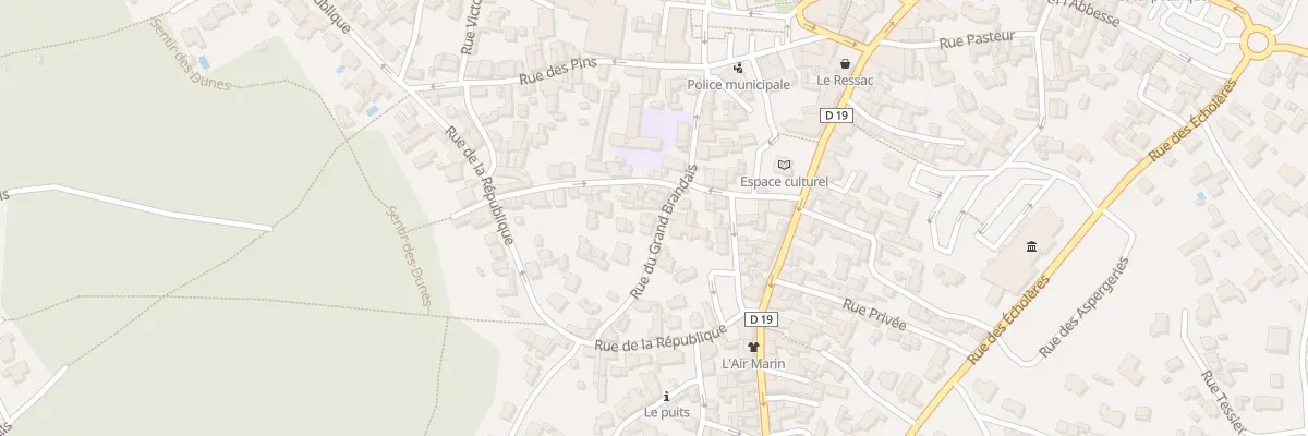 Plan du 5476 Rue du grand brandais à Jard-sur-Mer