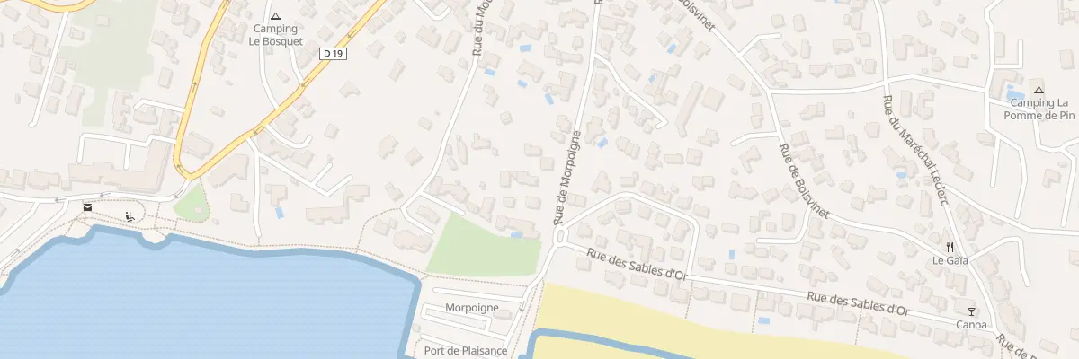 Plan du 5 Rue de morpoigne à Jard-sur-Mer