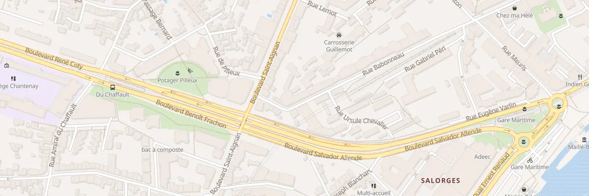 Plan du 28 Rue Babonneau à Nantes