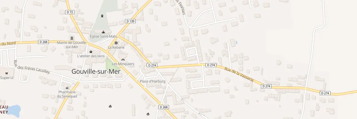 Plan du 6 Rue de la Vasserie à Gouville-sur-Mer