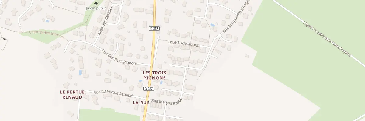 Plan du 4 Rue Edith Piaf à Saint-Sulpice-la-Forêt
