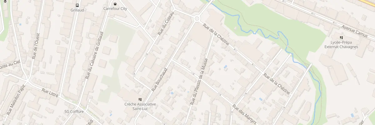 Plan du 34 Rue des Martyrs à Nantes
