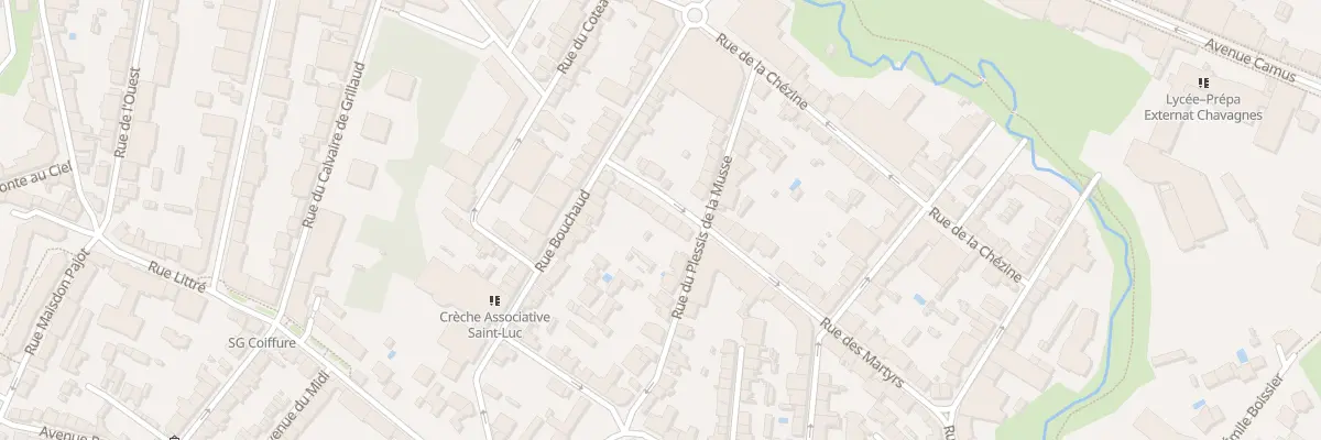 Plan du 31 Rue des Martyrs à Nantes