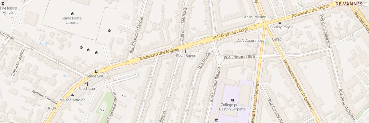 Plan du 78 Rue Edison à Nantes
