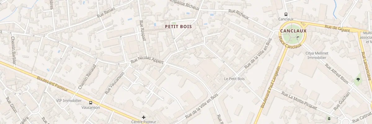 Plan du 16 Rue Nicolas Appert à Nantes