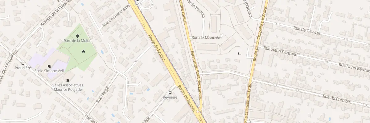 Plan du 13B Av du Bout des Landes à Nantes