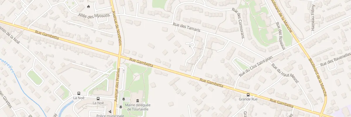 Plan du 97 Rue Gambetta - Tourlaville à Cherbourg-en-Cotentin