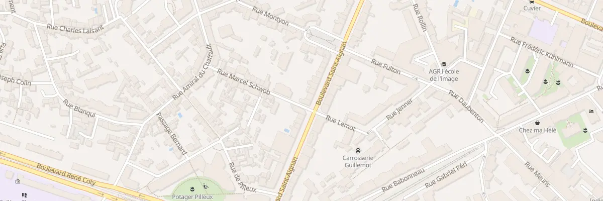 Plan du 2 Rue Marcel Schwob à Nantes