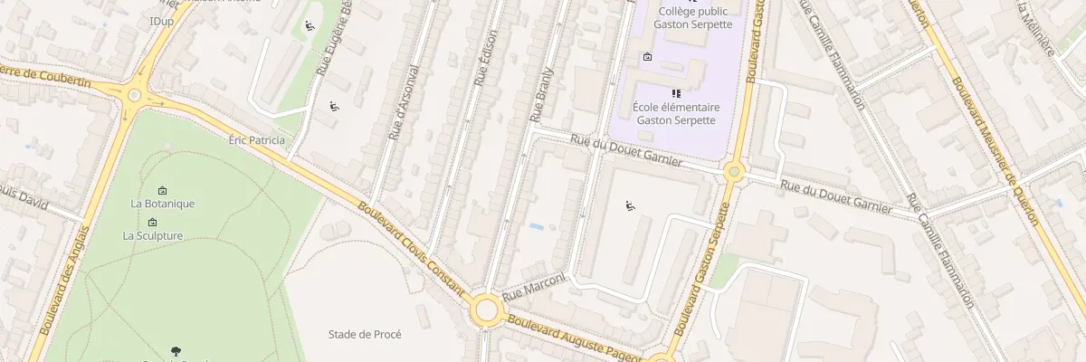 Plan du 24 Rue Branly à Nantes