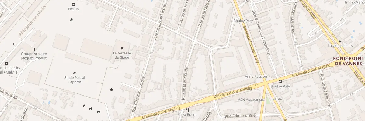 Plan du 21 Rue de la Méthode à Nantes