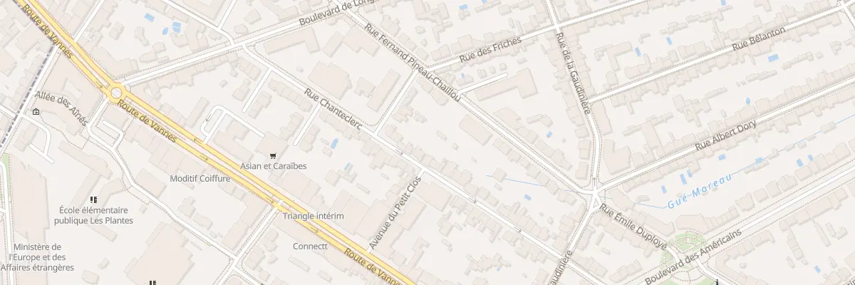 Plan du 32 Rue Chanteclerc à Nantes
