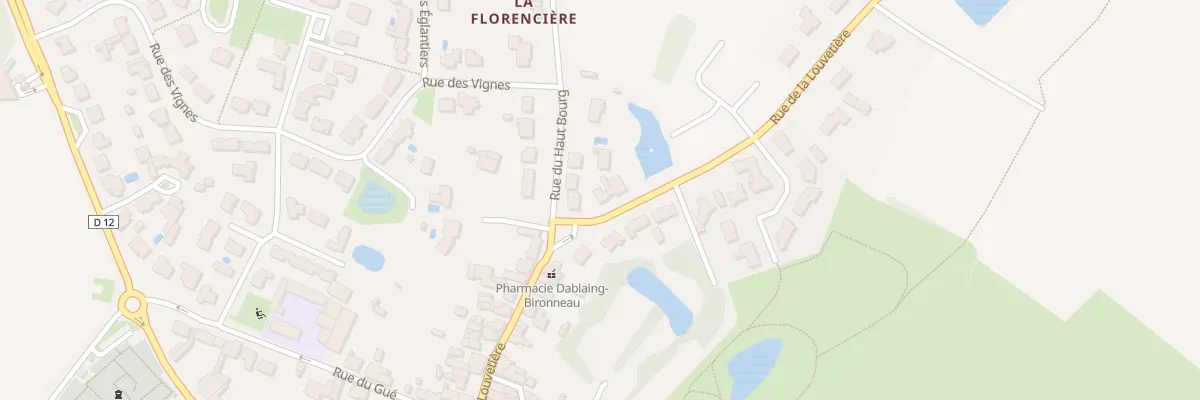 Plan du 25 Rue de la Louvetière à Sainte-Flaive-des-Loups