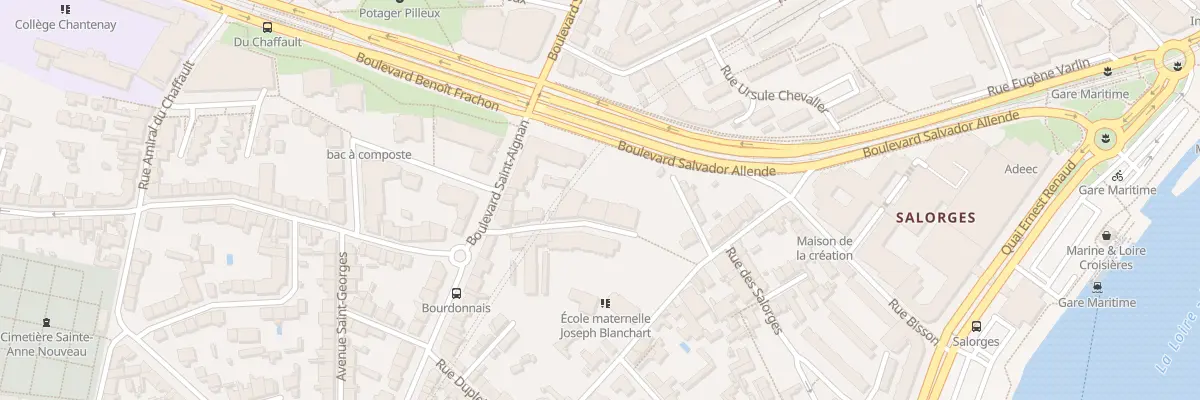 Plan du 12 Rue de la Bourdonnais à Nantes