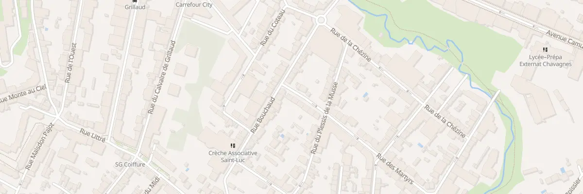 Plan du 37 Rue des Martyrs à Nantes