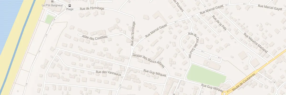 Plan du 31 Rue Marcel Gayet à Donville-les-Bains