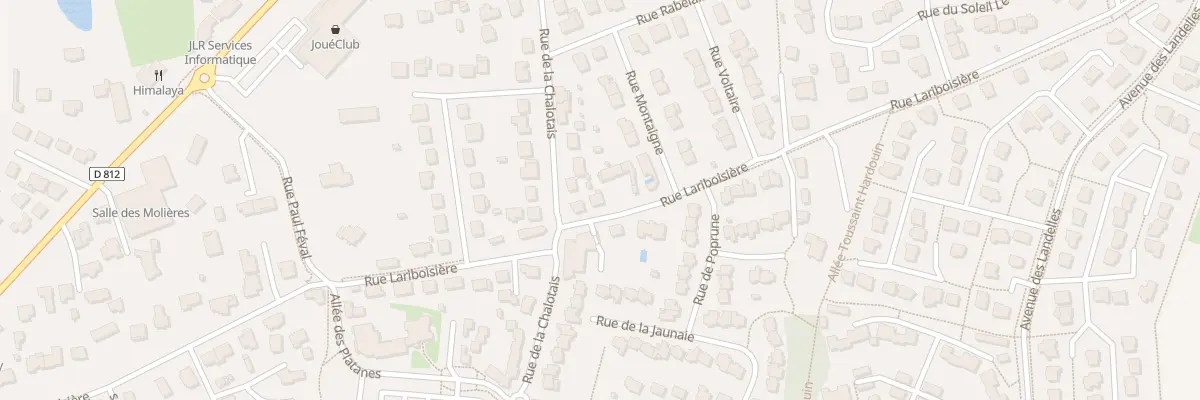 Plan du 47 Rue Lariboisière à Thorigné-Fouillard