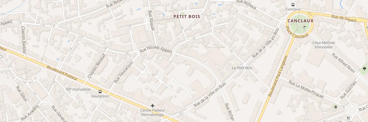 Plan du 7 Rue Nicolas Appert à Nantes