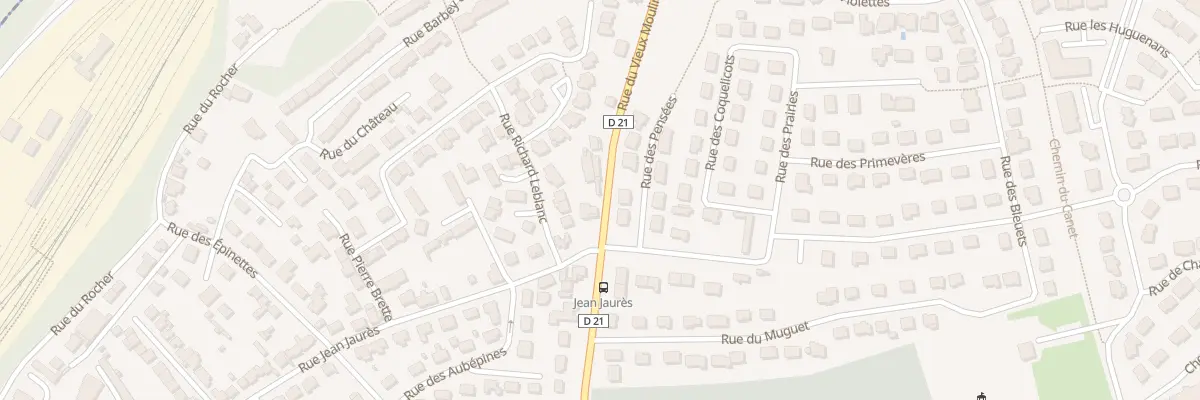 Plan du 357 Rue du Vieux Moulin à Granville