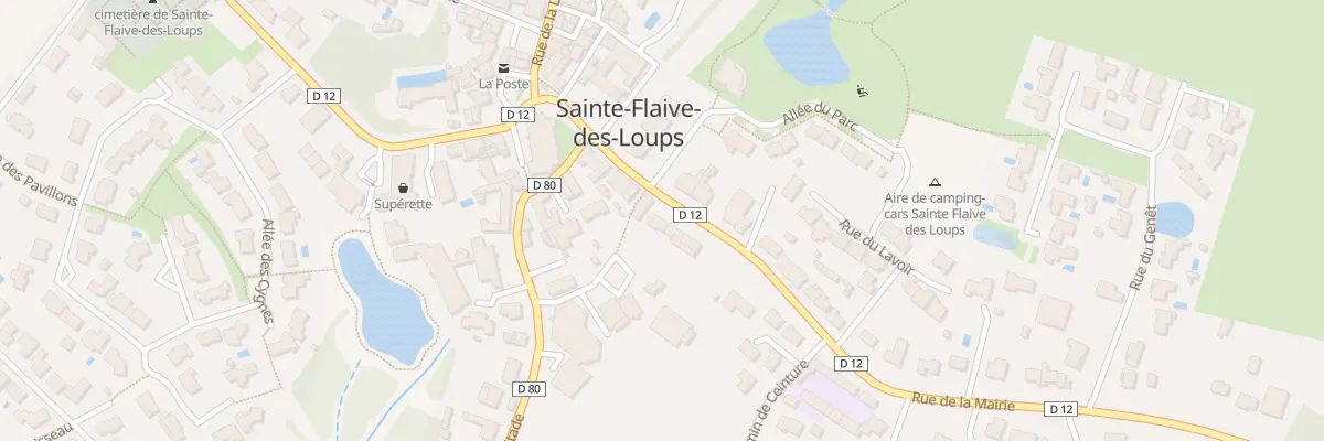 Plan du 10 Rue de la Mairie à Sainte-Flaive-des-Loups