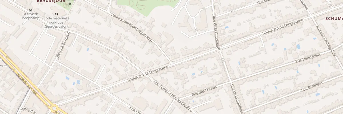 Plan du 98 Bd de Longchamp à Nantes