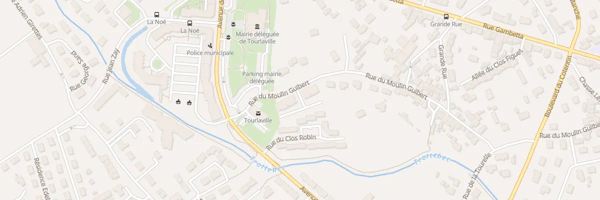 Plan du 92 Rue du Moulin Guibert à Cherbourg-en-Cotentin